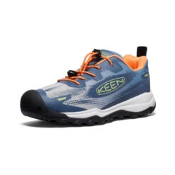 Keen Big Kids' Wanduro Speed Hiking Shoe | Vintage Indigo/Tangerine -Keen Store 07aeb459f23a6017e728e3701f6cd9fd016d9778