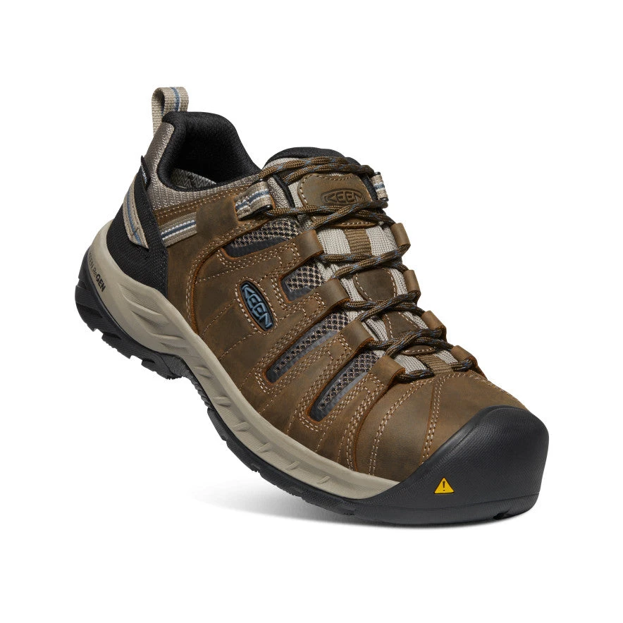 Keen Men's Flint II Waterproof (Steel Toe) | Cascade Brown/Orion Blue 5 Keen Men's Flint II Waterproof (Steel Toe) | Cascade Brown/Orion Blue - Image 3