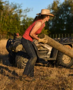 Keen Women's Dover 6" Waterproof Boot (Carbon-Fiber Toe) | Dark Earth/Black -Keen Store 1024210 PDP LeftImage