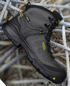 Keen Men's Dearborn 6" Waterproof Boot (Carbon-Fiber Toe) | Black/Steel Grey -Keen Store 1025692 PDP RightImage