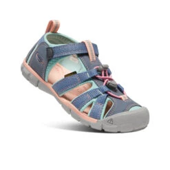 Keen Big Kids' Seacamp II CNX | Flint Stone/Ocean Wave -Keen Store 19d898179a06ccb2a6db45a7070896520f811d2b