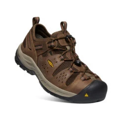 Keen Men's Atlanta Cool II (Steel Toe) | Shitake/Rust -Keen Store 1e49aa09335d4c948c2088975e1e0a21173dbdd5