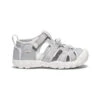 Keen Little Kids' Seacamp II CNX | Silver/Star White -Keen Store 295a91e98e544f21d2e67b9309525d8ccb66315f