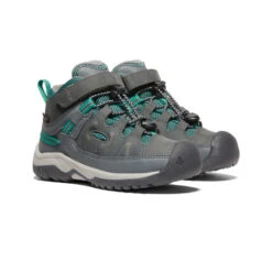Keen Little Kids' Targhee Waterproof Boot | Steel Grey/Porcelain -Keen Store 2f1eb53d9e607db662b1df417e4414c8a3feae7a
