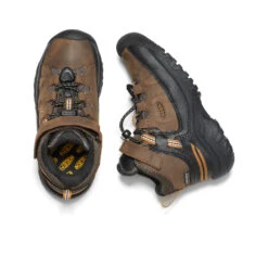 Keen Little Kids' Targhee Waterproof Boot | Dark Earth/Golden Brown -Keen Store 323513bc31d06ac9c4f7e5fa0fb64b21a24119be