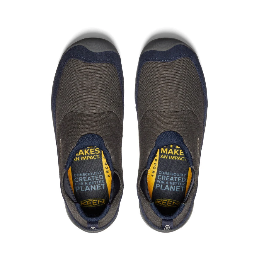 Keen Men's Hoodcamp Slip-On | Black Olive/Sky Captain 6 Keen Men's Hoodcamp Slip-On | Black Olive/Sky Captain - Image 4