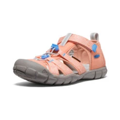 Keen Big Kids' Seacamp II CNX | Papaya Punch/Marina -Keen Store 3a38d74890159386c1ecc16b8ce05c2d7596b354