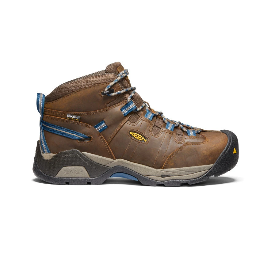 Keen Men's Detroit XT Waterproof Boot (Steel Toe) | Cascade Brown/Orion Blue 3 Keen Men's Detroit XT Waterproof Boot (Steel Toe) | Cascade Brown/Orion Blue
