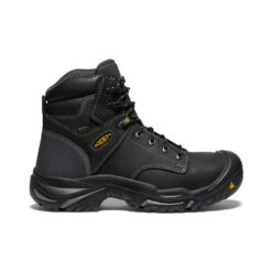 Keen Men's Mt Vernon 6" Waterproof Boot (Steel Toe) | Black