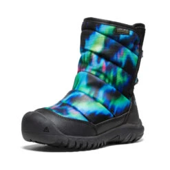 Keen Little Kids' Puffrider Waterproof Winter Boot | Northern Lights/Black -Keen Store 4d78882741dbd9ed9a4dedec9a6db773fb97aacc