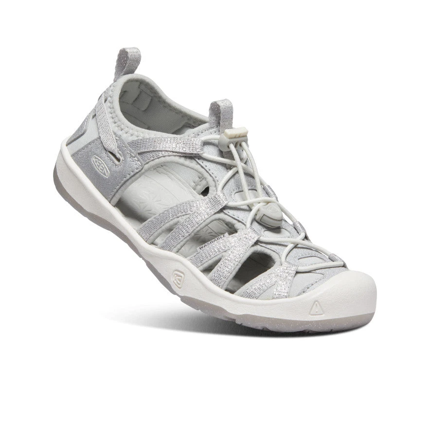 Keen Big Kids' Moxie Sandal | Silver 5 Keen Big Kids' Moxie Sandal | Silver - Image 3