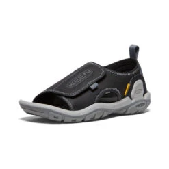 Keen Big Kids' Knotch River Open-Toe | Black/Steel Grey -Keen Store 63b3308fe2a1a812029d1875bfa3ec5a1fa5663a