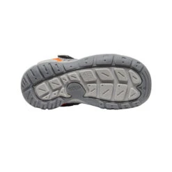 Keen Little Kids' Knotch Peak Sneaker | Magnet/Safety Orange -Keen Store 676412f873ec6d0ed9f193180e6f114b147fe3ef