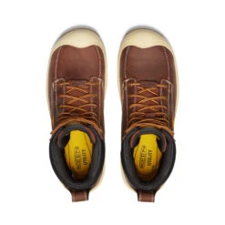 Keen Men's Fort Wayne 6" Waterproof (Carbon-Fiber Toe) | Tortoise Shell/Gum -Keen Store 68bf52565afd0ac8914be941288c4230665d5d9d