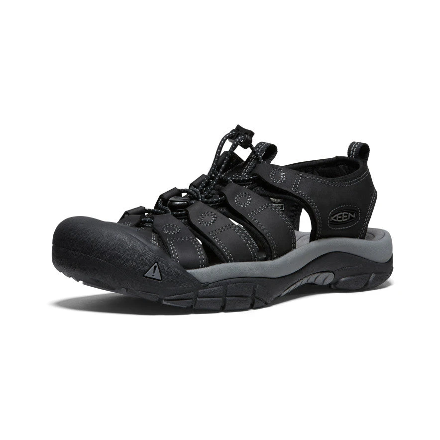 Keen Men's Newport Leather | Black/Steel Grey 5 Keen Men's Newport Leather | Black/Steel Grey - Image 3