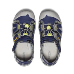 Keen Big Kids' Knotch Creek | Steel Grey/Blue Depths -Keen Store 838be6eb553a3a470e800edfe8866f7e6a90f741