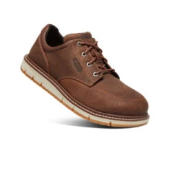 Keen Men's San Jose Oxford (Aluminum Toe) | Gingerbread/Off White -Keen Store 85680fcd2df1a17b4ecaf6d5f22e457908198016