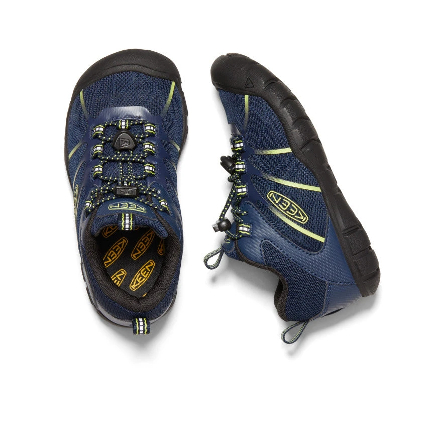 Keen Little Kids' Chandler 2 CNX Sneaker | Black Iris/Evening Primrose 6 Keen Little Kids' Chandler 2 CNX Sneaker | Black Iris/Evening Primrose - Image 4