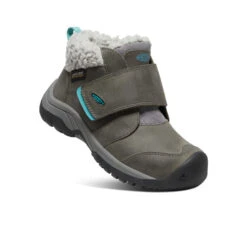 Keen Little Kids' Kootenay IV Waterproof Boot | Steel Grey/Porcelain -Keen Store 933eba16c7e06a05dcbfd92339472c3a7669b3da