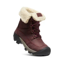 Keen Women's Betty Waterproof Short Boot | Burgundy/Brindle -Keen Store 969adeb8393e4071b9b23ad9d76df4f1beebbc02