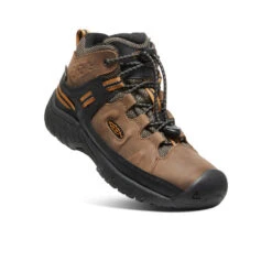 Keen Big Kids' Targhee Waterproof Boot | Dark Earth/Golden Brown -Keen Store 9c7761175fb9d1dd09c5415197942023b20c59fe