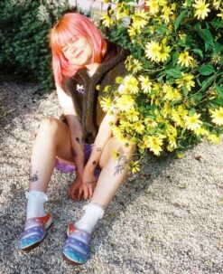 Keen Women's Yogui Arts Clog X Beci Orpin | Multi/Clearly Aqua -Keen Store KEEN W BeciOrpinxYogui Lifestyle PDP Single Left