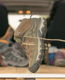 Keen Men's Targhee Vent Mid | Olivia/Bungee Cord -Keen Store MTargheeVentMidLifestylePDPRight