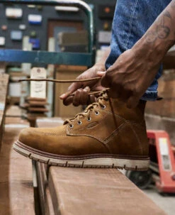 Keen Women's San Jose 6" Waterproof Boot (Aluminum Toe) | Almond/Gum -Keen Store SDD 496 PDP SanJose 1026369 Right Image