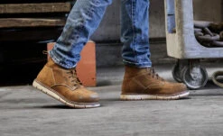 Keen Women's San Jose 6" Waterproof Boot (Aluminum Toe) | Almond/Gum -Keen Store SDD 496 PDP SanJose 1026369 Top Image