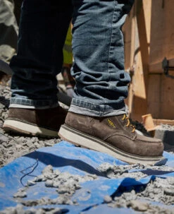 Keen Men's Cincinnati 6" Waterproof Boot (Carbon-Fiber Toe) | Dark Chocolate/Sandshell 14 Keen Men's Cincinnati 6" Waterproof Boot (Carbon-Fiber Toe) | Dark Chocolate/Sandshell -Keen Store SDD 505 PDP Cincinnati 1026885 Left Image