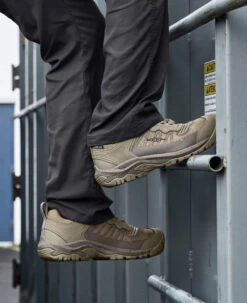 Keen Men's Reno KBF Waterproof (Carbon-Fiber Toe) | Brindle/Morel -Keen Store SDD 506 PDP Reno 1027106 Left Image