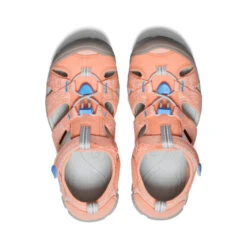 Keen Big Kids' Seacamp II CNX | Papaya Punch/Marina -Keen Store a45ca6742fe7133c20cf561ad181a183198e02f1