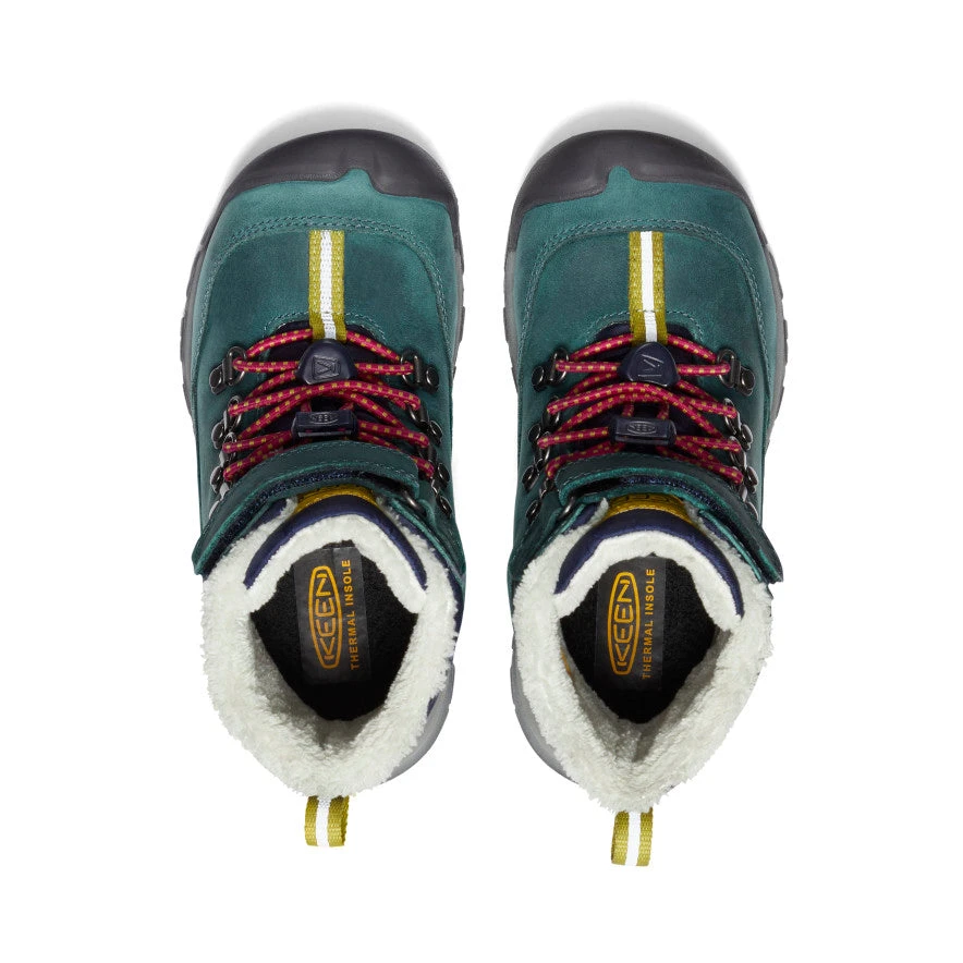 Keen Little Kids' Kanibou Waterproof Winter Boot | Deep Lagoon/Jazzy 6 Keen Little Kids' Kanibou Waterproof Winter Boot | Deep Lagoon/Jazzy - Image 4