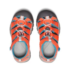 Keen Big Kids' Newport H2 | Safety Orange/Fjord Blue -Keen Store cb3a033e8912158e2de20d03dc5d110a279b6549