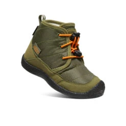 Keen Little Kids' Howser II Waterproof Chukka | Capulet Olive/Russet Orange -Keen Store cd52a276439204eeafc52cacb04060a80959a09a