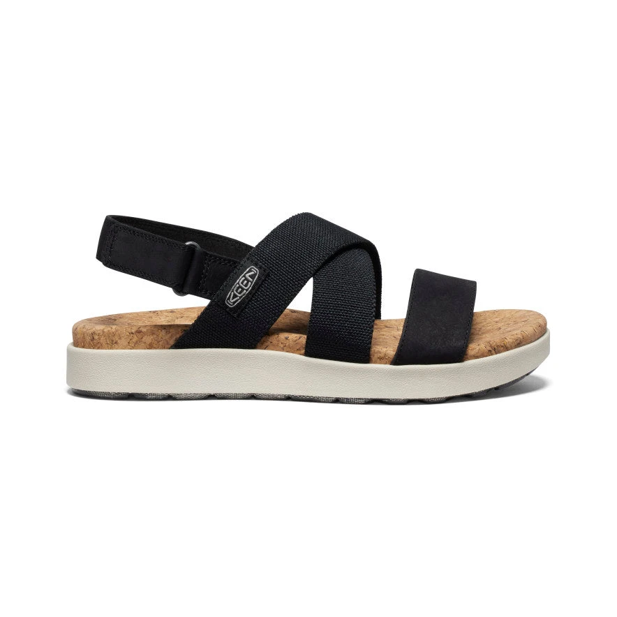 Keen Women's Elle Criss Cross Sandal | Black/Birch 3 Keen Women's Elle Criss Cross Sandal | Black/Birch