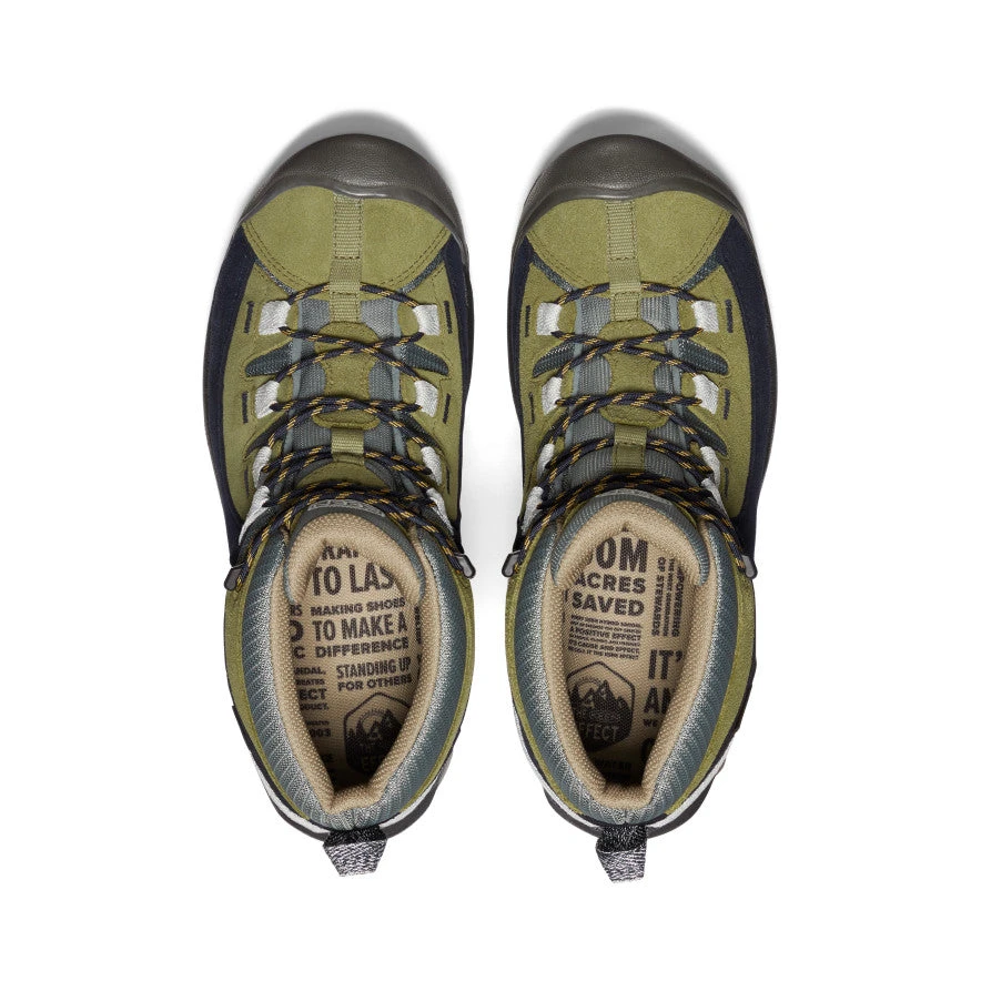 Keen Men's Targhee II Waterproof Hiking Boot X AtelierBluebottle | Sky Captain/Olive Drab 6 Keen Men's Targhee II Waterproof Hiking Boot X AtelierBluebottle | Sky Captain/Olive Drab - Image 4