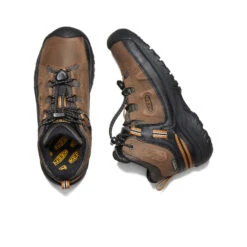 Keen Big Kids' Targhee Waterproof Boot | Dark Earth/Golden Brown -Keen Store de71008f997ef8f00aa7f2887e8b6ecedd861ca2