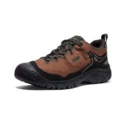 Keen Men's Targhee IV Wide Waterproof Hiking Shoe | Bison/Black -Keen Store e5f05dc47f5e615940e54b38c09933ebf7d96871
