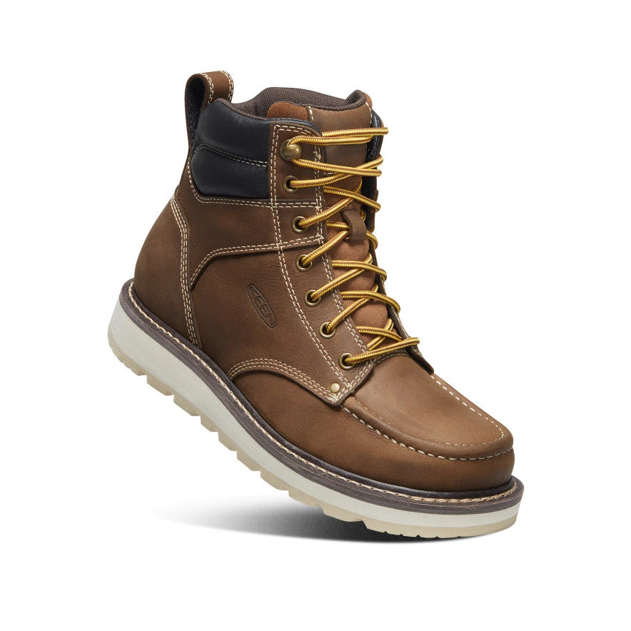 Keen Men's Cincinnati 6" Boot (Soft Toe) | Belgian/Sandshell 5 Keen Men's Cincinnati 6" Boot (Soft Toe) | Belgian/Sandshell - Image 3