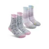 Keen Kids' Comfy Crew Socks 2-Pack | Feather Yeti Print -Keen Store e98ccd35272d986969c26bb39745d2585c77095b