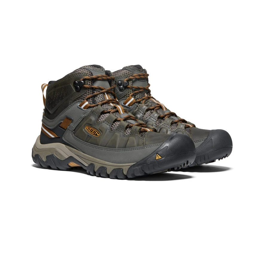 Keen Men's Targhee III Waterproof Mid | Black Olive/Golden Brown 4 Keen Men's Targhee III Waterproof Mid | Black Olive/Golden Brown - Image 2