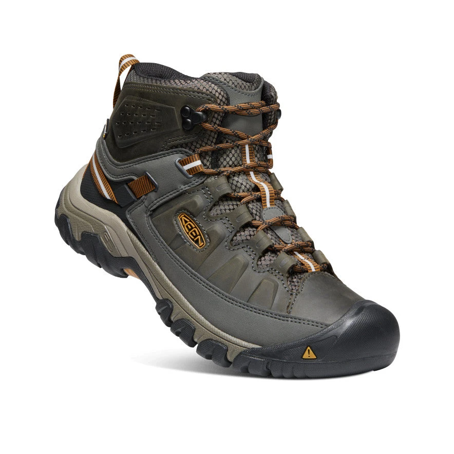 Keen Men's Targhee III Waterproof Mid | Black Olive/Golden Brown 5 Keen Men's Targhee III Waterproof Mid | Black Olive/Golden Brown - Image 3