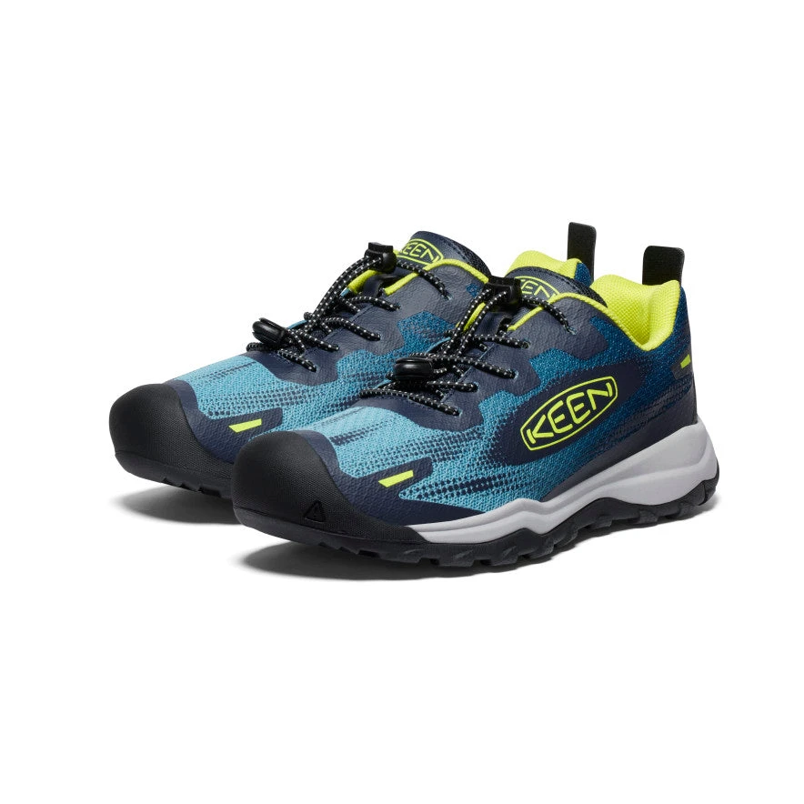 Keen Big Kids' Wanduro Speed Hiking Shoe | Legion Blue/Evening Primrose 4 Keen Big Kids' Wanduro Speed Hiking Shoe | Legion Blue/Evening Primrose - Image 2