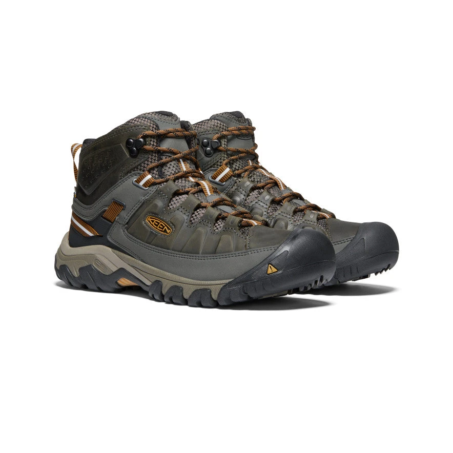 Keen Men's Targhee III Waterproof Mid Wide | Black Olive/Golden Brown 4 Keen Men's Targhee III Waterproof Mid Wide | Black Olive/Golden Brown - Image 2