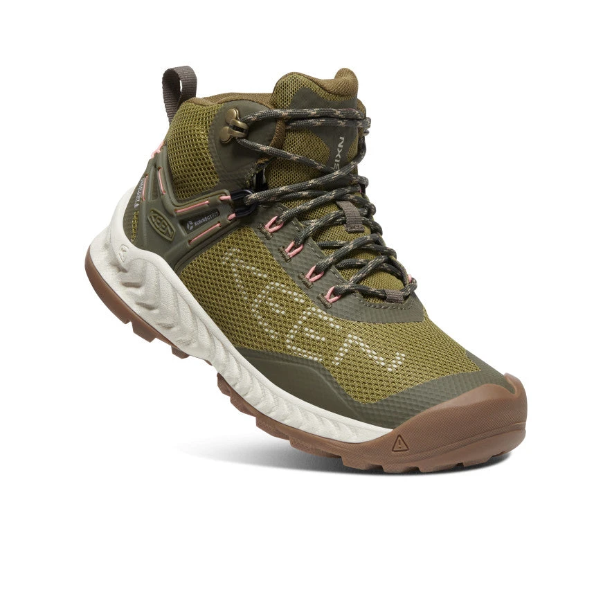 Keen Women's NXIS EVO Waterproof Boot | Olive Drab/Silver Birch 5 Keen Women's NXIS EVO Waterproof Boot | Olive Drab/Silver Birch - Image 3