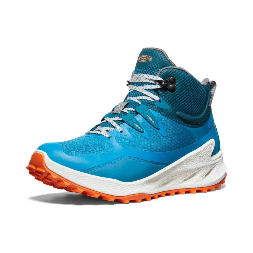 Keen Women's Zionic Waterproof Hiking Boot | Fjord Blue/Tangerine 5 Keen Women's Zionic Waterproof Hiking Boot | Fjord Blue/Tangerine - Image 3