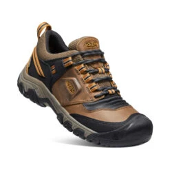 Keen Men's Ridge Flex Waterproof | Bison/Golden Brown -Keen Store f81fae4255b671316341771be1e719b571b17e78