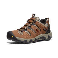 Keen Men's Headout Waterproof Hiking Shoe | Bison/Fossil Orange -Keen Store faa0ff81fcc3e4142cfc12a46f8708e48bfa9a39